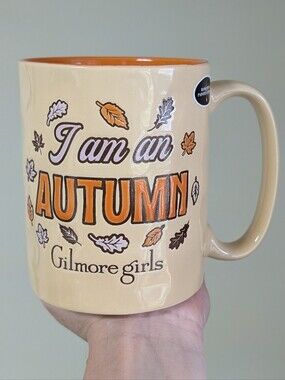 Gilmore Girls I AM AN AUTUMN Double Sided Autumn Mug, hand painted 🍂
